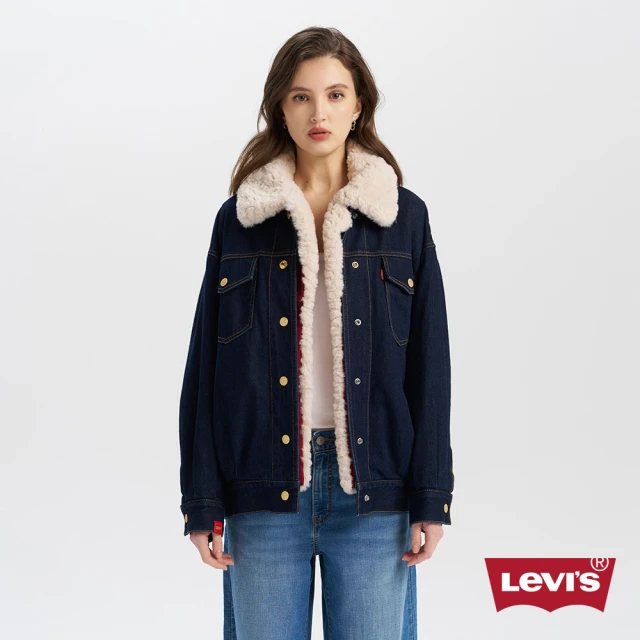 LEVIS 保暖牛仔外套 蛇年限定款 丹寧外套 女款 人氣新品 0035T-0000