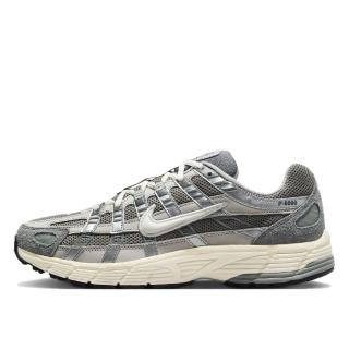 【NIKE 耐吉】NIKE P-6000 拼接 麂皮 復古Y2K 運動鞋 老爹鞋 銀灰 男鞋 女鞋 FN7509-029
