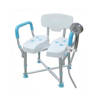 【MedGear美而輔具】五星級洗臀洗澡椅(臺灣製有靠背有扶手)