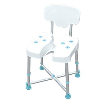 【MedGear美而輔具】五星級洗臀洗澡椅(臺灣製有靠背無扶手)