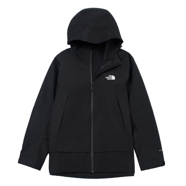 【The North Face】北臉 外套 男款 運動連帽外套 衝鋒衣 防潑水 M CASCADE DRYVENT 黑 NF0A8BWFJK3