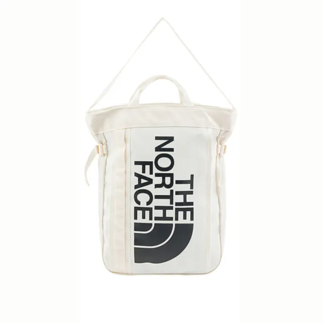 【The North Face】北臉  後背包 運動包 書包 旅行包 大容量 雙層 BASE CAMP TOTE PACK 白 NF0A8BK7ROU