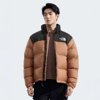 【The North Face】北臉 外套 男 羽絨外套 防潑水 美規 M 1996 RETRO NUPTSE JACKET 棕 NF0A3C8D58W