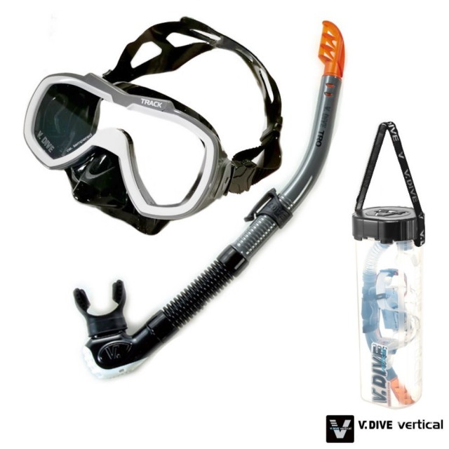 【V.DIVE】威帶夫潛水面鏡呼吸管組 TC131(浮潛深潛水肺潛水面鏡)