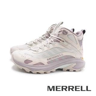 【MERRELL】女 MOAB SPEED 2 MID GTX 防水登山健行輕量戶外高筒靴 女鞋(淡紫色)