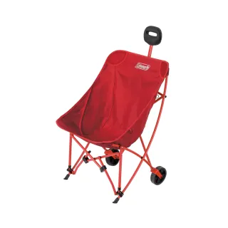 【Coleman】ONE MILE 拖輪椅 紅 CM-20524(休閒椅 戶外椅 手拉車  躺椅 露營 逐露天下)