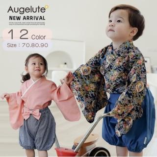 【Baby 童衣】寶寶造型服套裝 二件式日本和服套裝 12002(童裝)