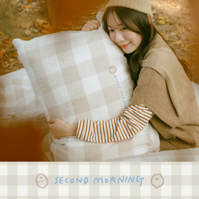 GOLDEN-TIME 厚好眠40支精梳棉兩用被床包組-芒草