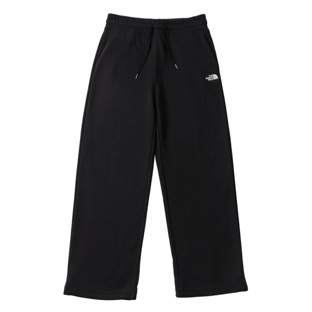 The North Face 北臉 長褲 女 休閒褲 W CORE RLX FT OPEN LEG KNIT PANT 黑 NF0A8DC5JK3