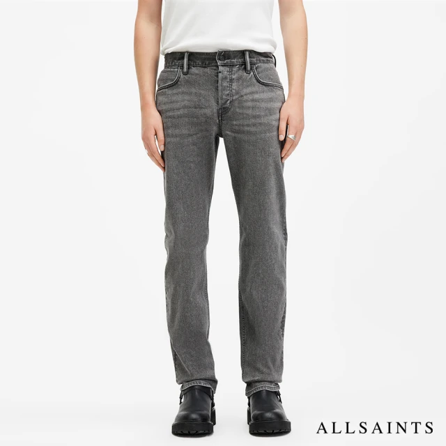 ALLSAINTS IGGY 彈力中腰修身牛仔褲-水洗灰 M024EB(修身版型- 30周年全新改版)