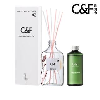 【C&F香研所】花園孚日系香氛精油擴香1+1超值組(正貨200ml*1+補充瓶200ml*1)