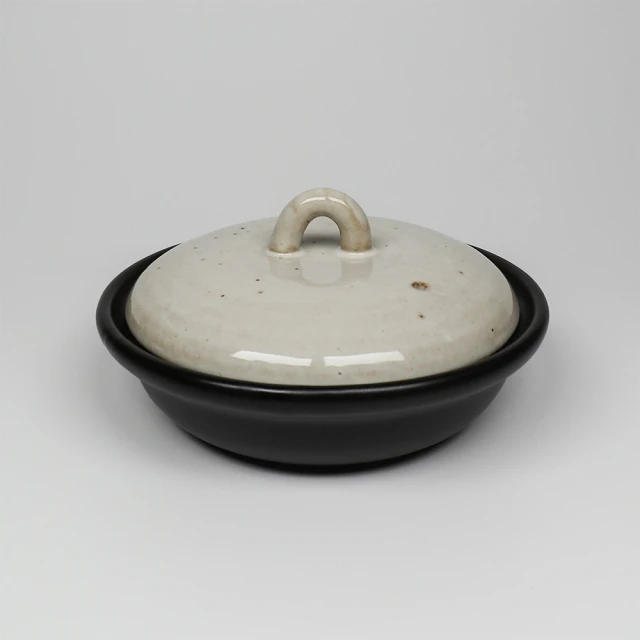 福介商店 日本土鍋 萬古燒 象牙白 起司陶鍋(陶鍋 砂鍋 日