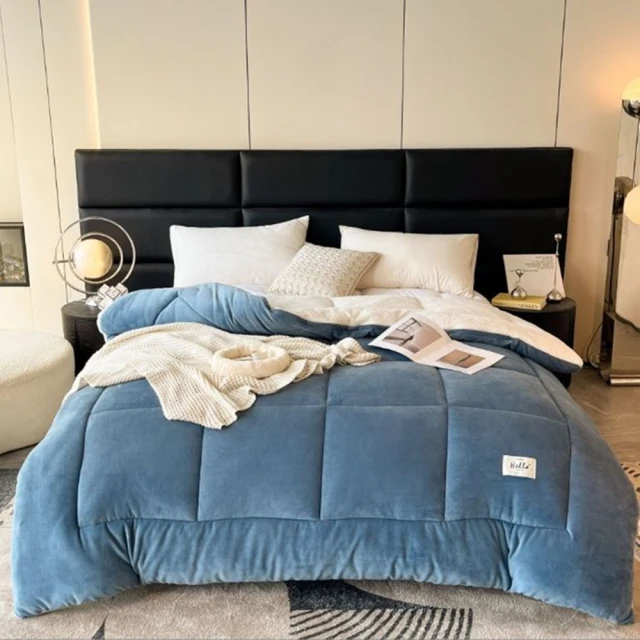 BOMAN 韓系石墨烯增溫雙人加厚冬被 多色任選 冬被(18