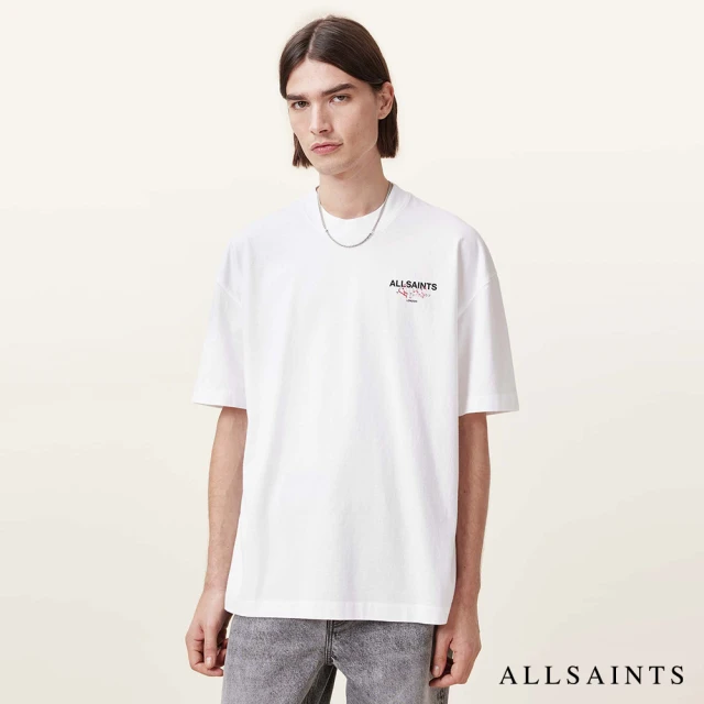 ALLSAINTS AMORE 純棉LOGO長袖T恤 M01