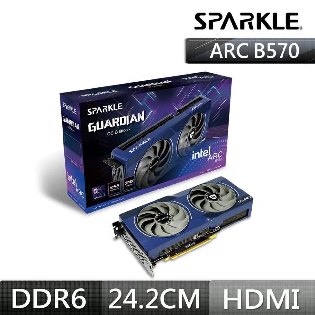 【SPARKLE】Intel Arc B570 GUARDIAN OC 10GB 顯示卡