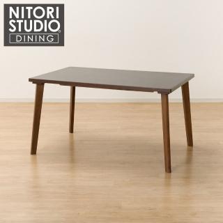 【NITORI 宜得利家居】◎陶板實木餐桌 N COLLECTION T-12 135 MBR/GY(陶板餐桌 陶板 實木餐桌)