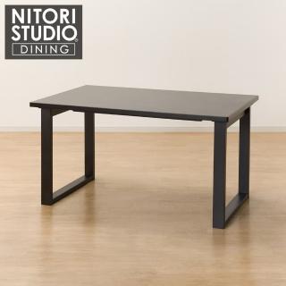 【NITORI 宜得利家居】◎陶板實木餐桌 N COLLECTION T-11U 135 BK/GY(陶板餐桌 陶板 實木餐桌)