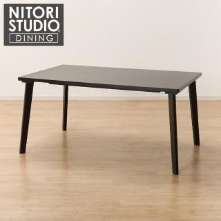 【NITORI 宜得利家居】◎陶板實木餐桌 N COLLECTION T-12 150 BK/GY(陶板餐桌 陶板 實木餐桌)