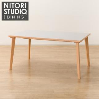 【NITORI 宜得利家居】◎陶板實木餐桌 N COLLECTION T-12 150 NA/WH(陶板餐桌 陶板 實木餐桌)