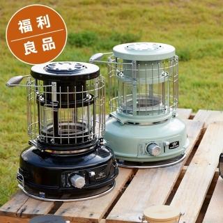 【Sengoku Aladdin 千石阿拉丁】福利品／卡式瓦斯暖爐-玻璃觀賞版 SAG-BF03B(二色任選)