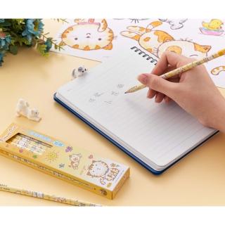 【LIBERTY】利百代-CB309 2B 小花貓三角塗頭鉛筆-12支入(辦公 學生 開學 文具 幼兒園)