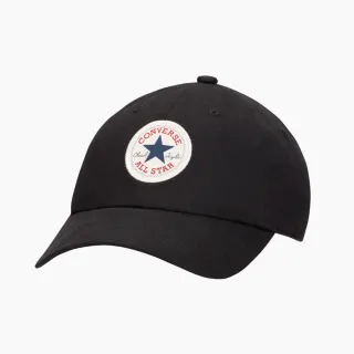 【CONVERSE】DAY ONE CP CAP 休閒帽 棒球帽 男帽 女帽 黑色(10027421-A05)