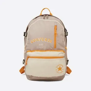 【CONVERSE】RETRO STRAIGHT EDGE VINTAGE 後背包 休閒包 男包 女包 棕黃(10026178-A04)