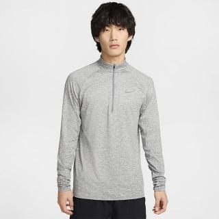 【NIKE 耐吉】長袖上衣 男 AS M NK DF STRIDE HZ MIDLAYER 灰 HV2181-084(2S4265)