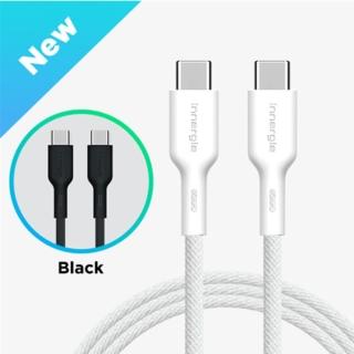 【Innergie】100W C-C USB-C對USB-C充電線 白 1M(三年全球保固/PD 100瓦快速充電)