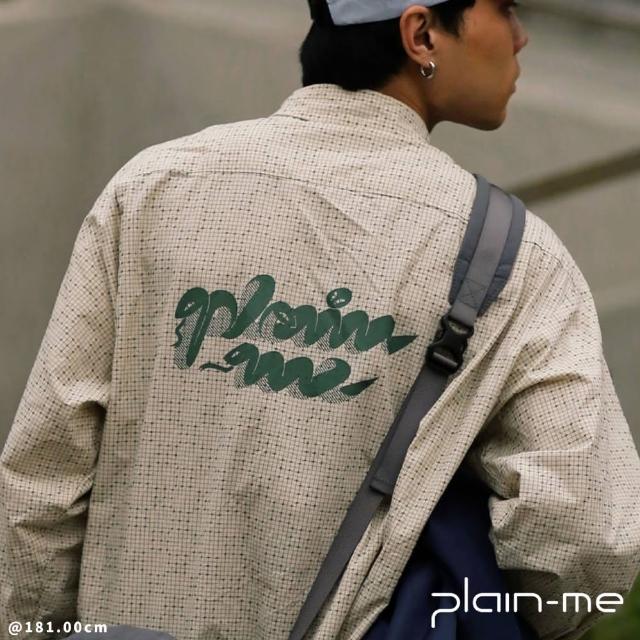 【plain-me】蛇年視覺寬鬆開領襯衫 PLN3355-251(男襯衫 女襯衫 長袖 休閒襯衫)