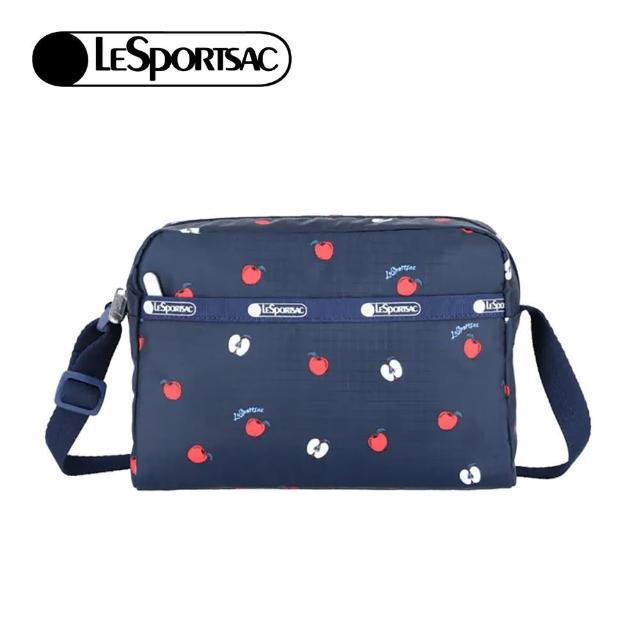 【Lesportsac】隨身拉鍊側背包斜背包 送禮 禮物(小蘋果)