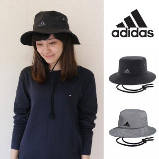 【adidas 愛迪達】男生女生同款 漁夫帽 UPF50 抗紫外線 電繡LOGO 遮陽帽(GA7786)