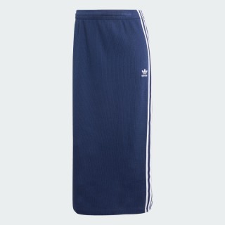 【adidas 愛迪達】運動 休閒 長裙 女裙 KNITTED SKIRT(JD4607)