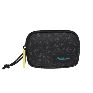 【OUTDOOR 官方旗艦館】聖誕節交換禮物 寶可夢雙層零錢包-黑色 PK00D04BK