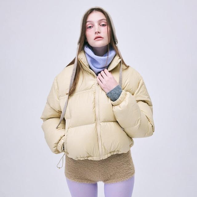 【MARDI MERCREDI】短版羽絨外套 奶油色 CROPPED DOWN JACKET