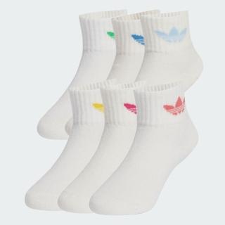 【adidas 愛迪達】腳踝襪 6 雙入 兒童 - Originals JC8541
