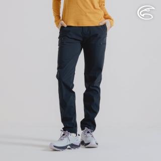 【ADISI】女Softshell撥水防風輕量保暖長褲 AP2421032 深藍色 S-2XL(3L 防風膜 磨毛 防潑水)