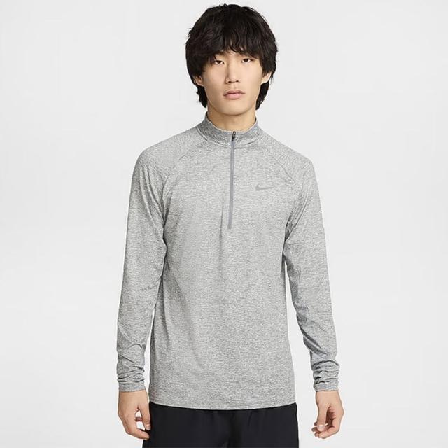 【NIKE 耐吉】長袖上衣 男 AS M NK DF STRIDE HZ MIDLAYER 灰 HV2181-084