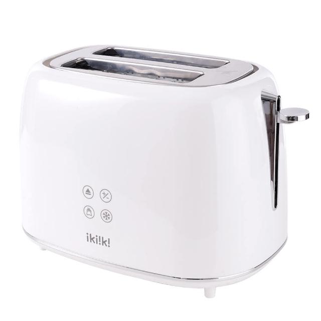 享受日式精緻早餐!【Ikiiki 伊崎】 IK-ET3301 烤麵包機,配備數位螢幕顯示,輕鬆掌握烤土司、貝果與麵包解凍過程。850W 強力加熱,支援110V/60Hz 電壓,輕巧本體僅1.09kg,尺寸W289xD179xH192mm,附烤麵包支撐架。BSMI認證,功能保固一年,中國製造。適合忙碌上班族,快速製作美味早餐,省時又健康!搜尋伊崎烤麵包機,選購高CP值家電首選。 Ikiiki伊崎 烤麵包機