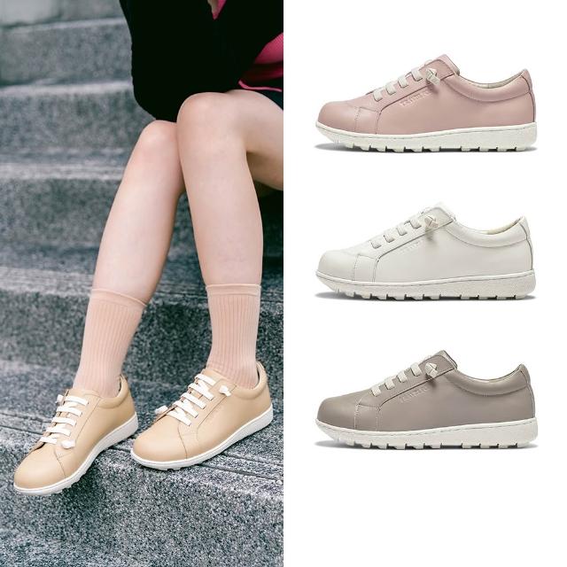 【TRAVEL FOX 旅狐】女鞋 真皮免綁帶 鬆緊 套式 柔軟皮革 軟底 舒適休閒鞋 MIT 製 暢銷款 多款  