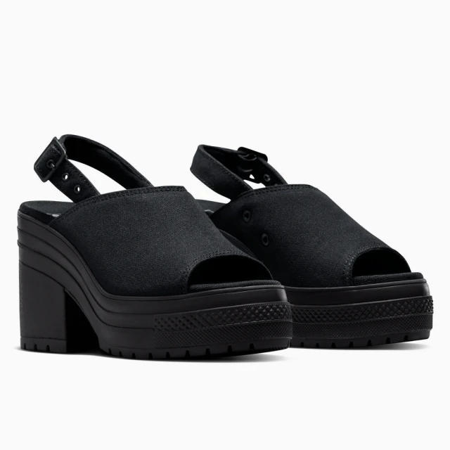 CONVERSE CHUCK 70 DE LUXE HEEL MULE SLIP 女鞋 高跟鞋 黑色(A12567C)