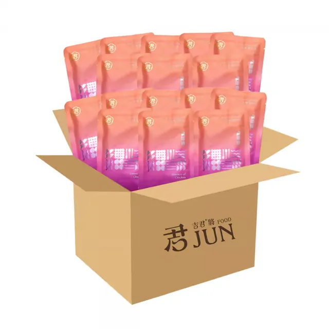 【JUN FOOD 吉君將】滴雞精原味1箱X50入X60ml環保無盒(無腥味無添加  快速即飲零負擔)