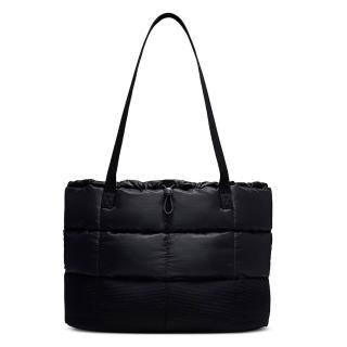 【NIKE 耐吉】側揹包 手提包 托特包 大容量 旅行袋 NK NSW PUFFLE TOTE 黑 FZ1316-010(2453)