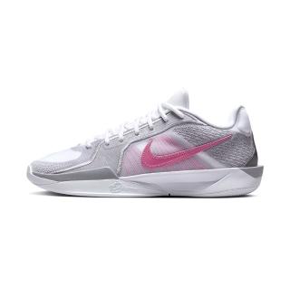 【NIKE 耐吉】Sabrina 2 EP 女鞋 銀白粉色 男段 莎賓娜 耐磨 透氣 包覆 緩震 籃球鞋 FZ1517-100