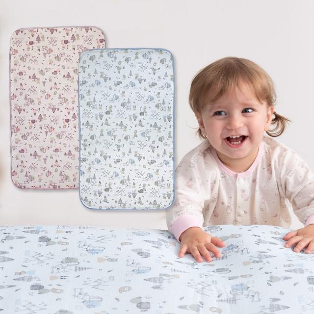 【奇哥】彩繪床邊床透氣床墊 52×89×2.5cm(寶寶床墊 透氣床墊 睡眠墊 嬰兒床墊)