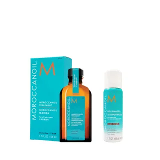 【摩洛哥優油】小資組｜優油50ml+優油鎖色乾洗髮65ml(公司貨)