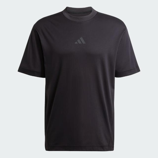 【adidas 愛迪達】短袖上衣 男 M CE TEE UPF 黑 JF3254