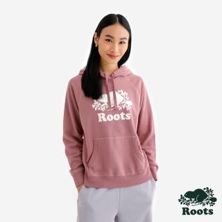 【Roots】Roots女裝- ORIGINAL 連帽上衣(玫瑰粉)