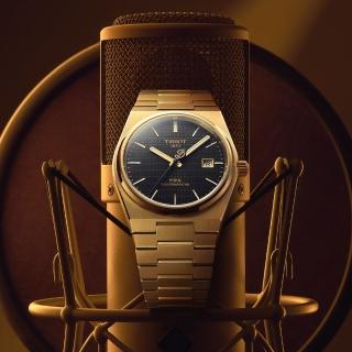 【TISSOT 天梭】PRX系列 NBA 達米安利拉德 特別版酒桶型機械錶-40mm 情人節 送禮(T1374073305100)