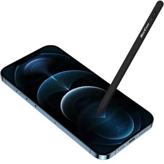 【Bill case】高效智慧 安卓 微軟 蘋果三合一LED 磁吸觸控筆 酷黑(支援iPhone 15 16和99%電容式螢幕)